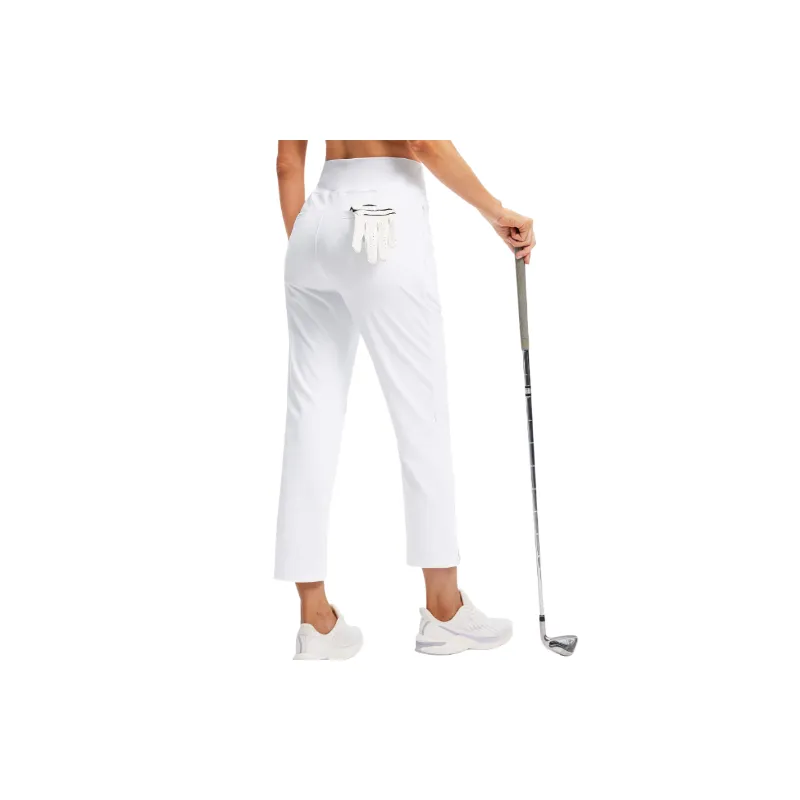 Casual Plain Polyester Sports Pants Women-5