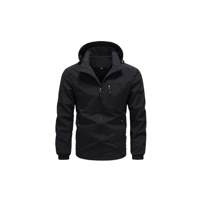 Simple Waterproof Nylon Jacket-2