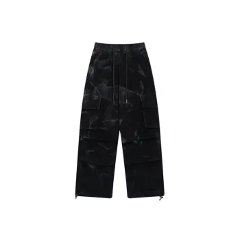 Retro Corduroy Washed Casual Long Trousers
