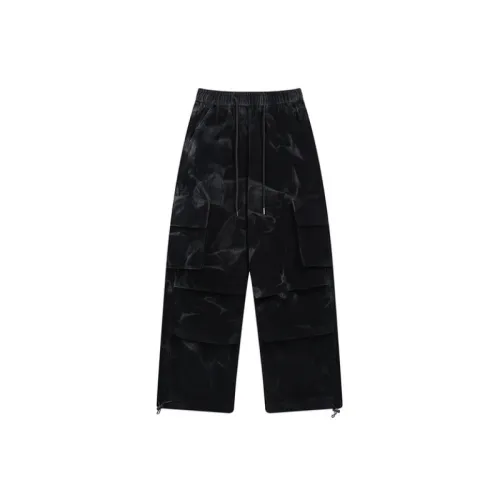 Retro Corduroy Washed Casual Long Trousers
