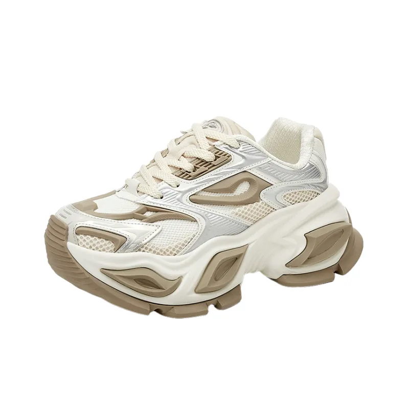 Casual Breathable Chunky Sneakers-0