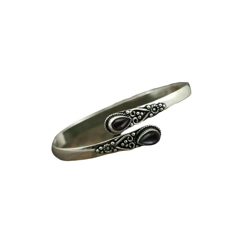 Retro Adjustable Agate Bracelet-0