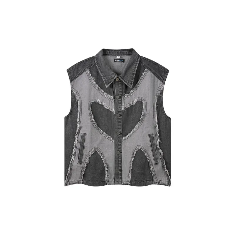 Trendy Patchwork Casual Vest-0