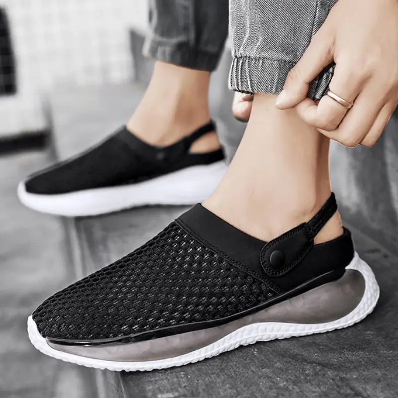 Sporty Hollow Out Slippers-2