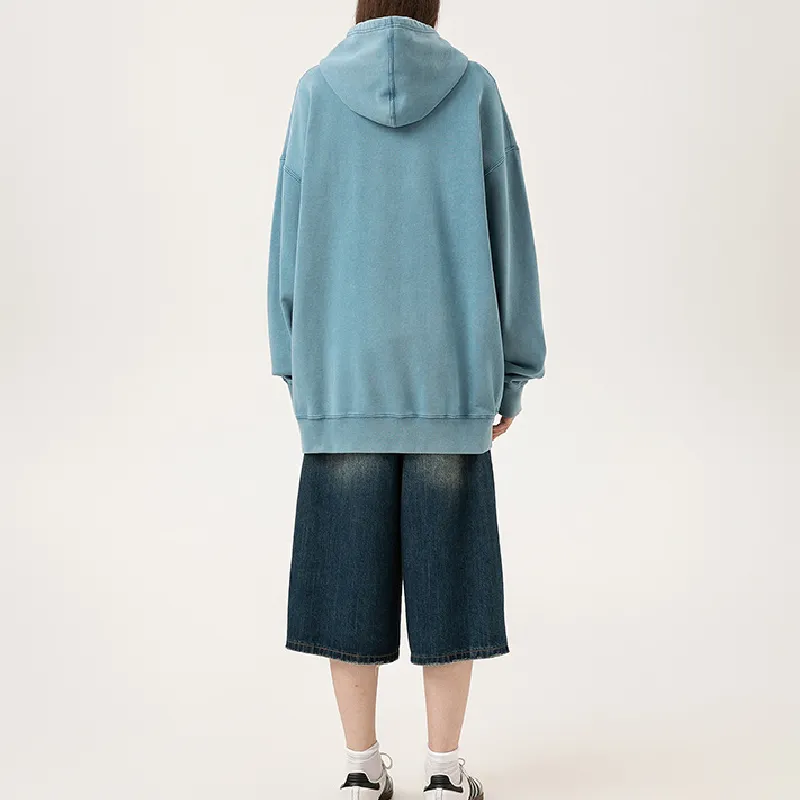 Fashionable Washed Sweatshirt-7