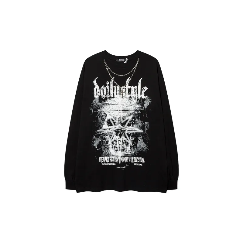 Street Loose 100% Cotton T Shirt-0