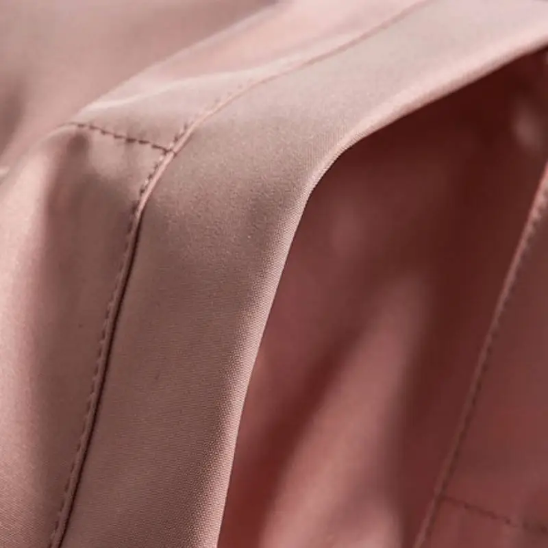 Casual Loose Blended Synthetic Fabrics Quilted Jacket-6