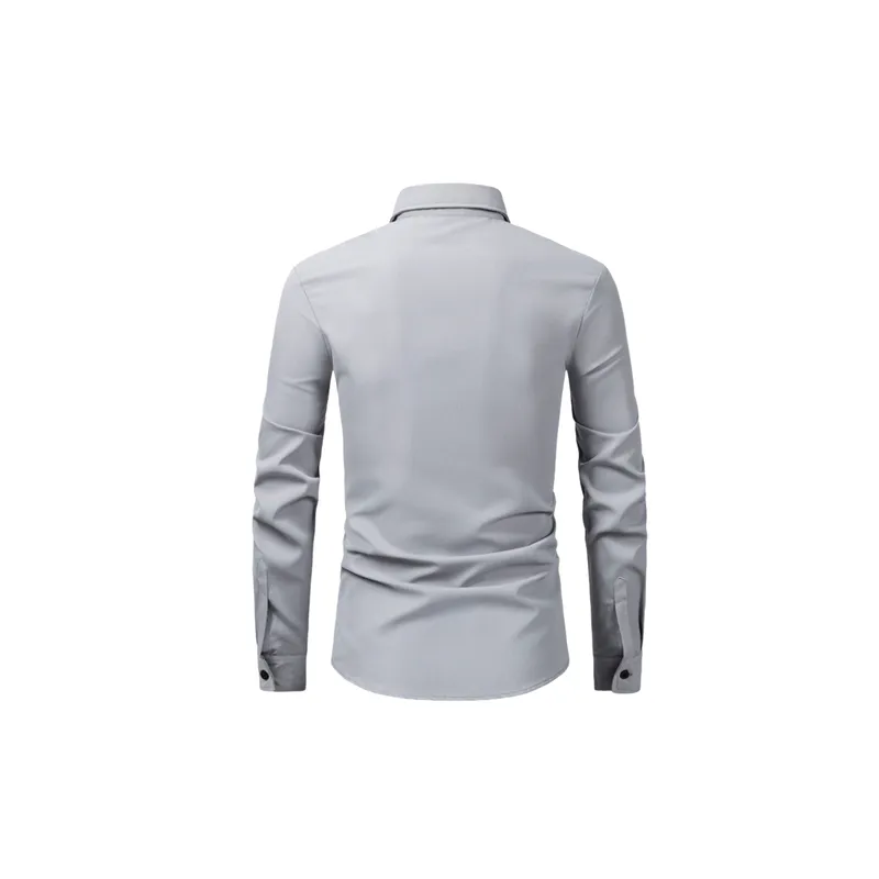 Simple Basics Blended Synthetic Fabrics Shirt-1