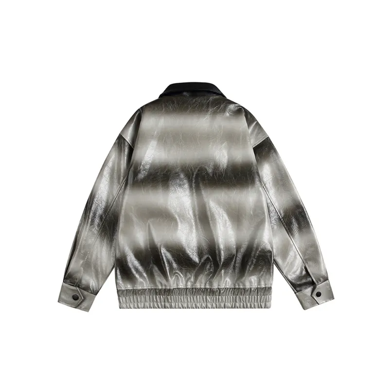 Retro Gradient Loose Casual Jacket-1