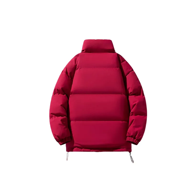 Simple Loose Polyester Quilted Jacket-13