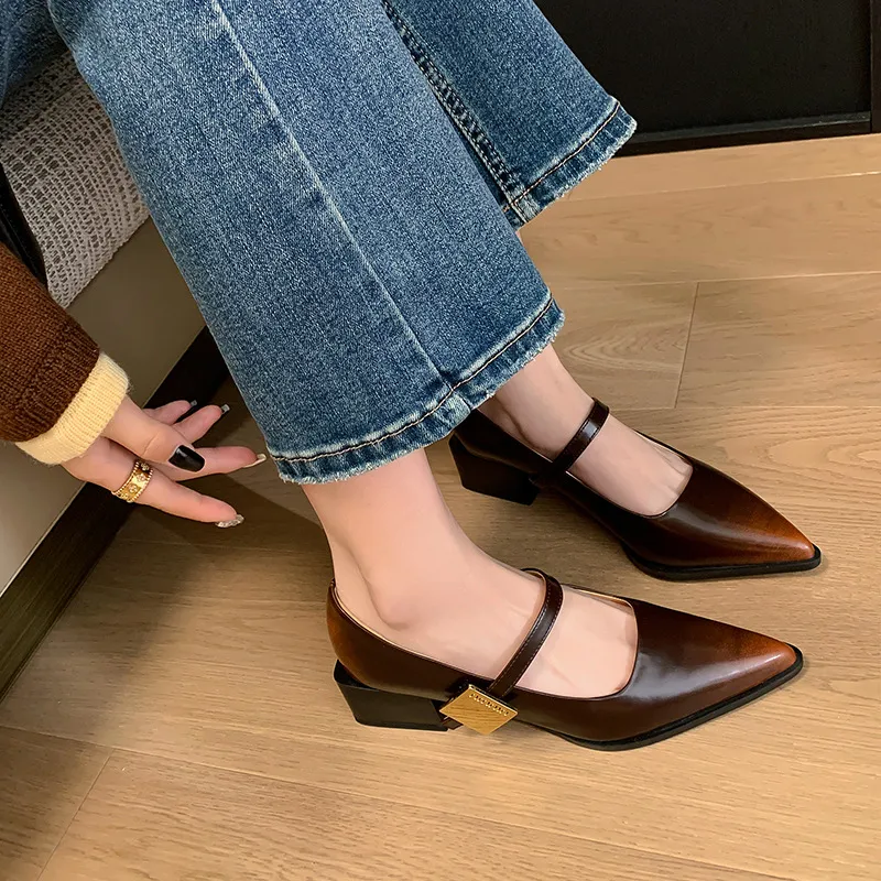 Simple Basics Mary Jane Shoes-4