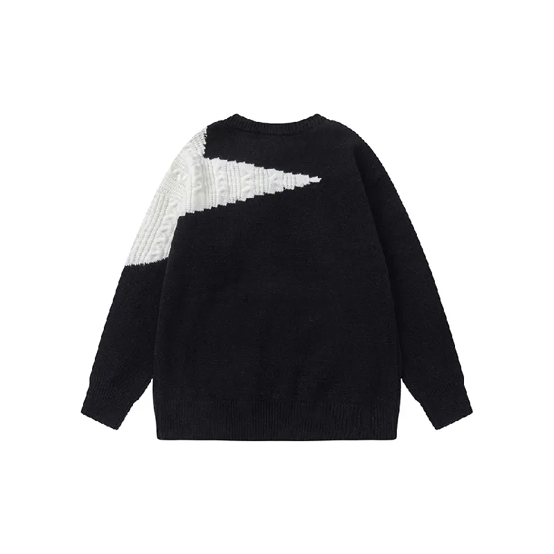 Retro Loose Acrylic Fibres Sweater-3