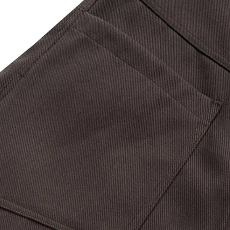 Fashionable Loose Polyester Casual Pants-3