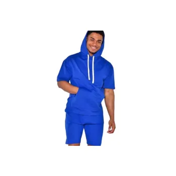 Simple Plain Blended Synthetic Fabrics Casual Sportswear Unisex