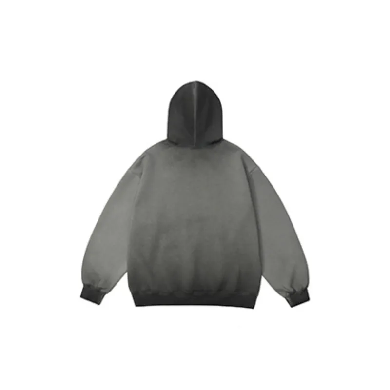 Retro Style Gradual Change Tie Dye Hooded Sweatshirt-6