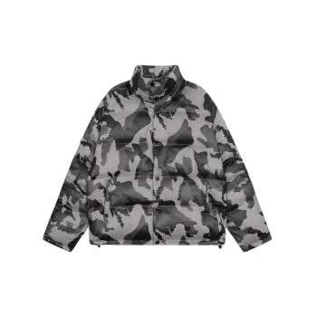 High Street Niche High grade Sense Loose Camouflage Oversize Trendy Brand Cotton padded Coat