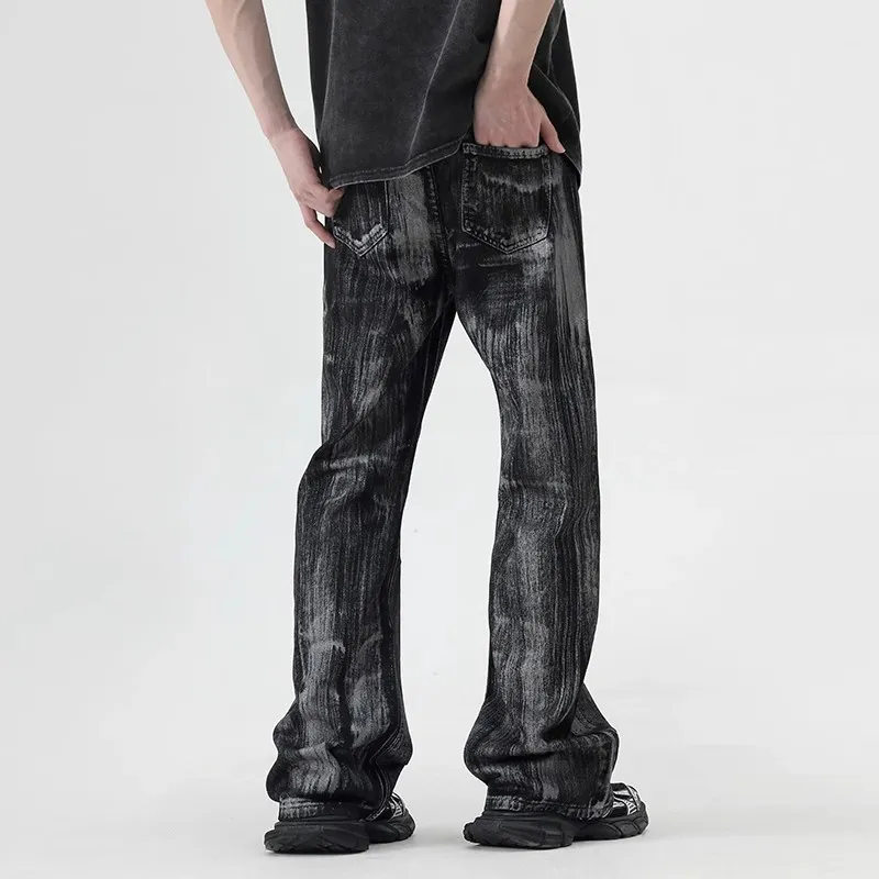 Washed Tie Dye Jeans-3