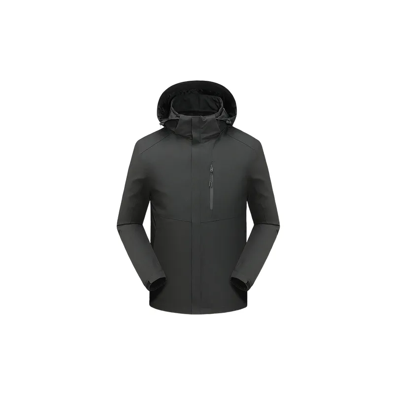 Casual Plain Polyester Outdoor Jacket-4