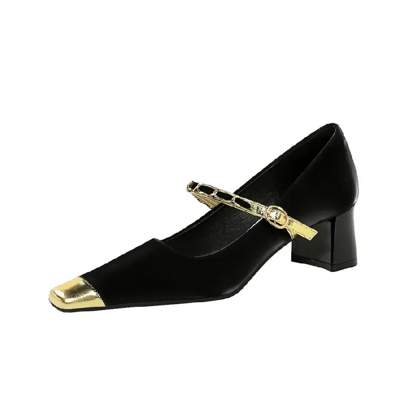 Fashionable Simple Mary Jane Shoes-3
