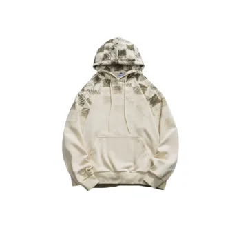 Flower Plaid Gradient Hoodie