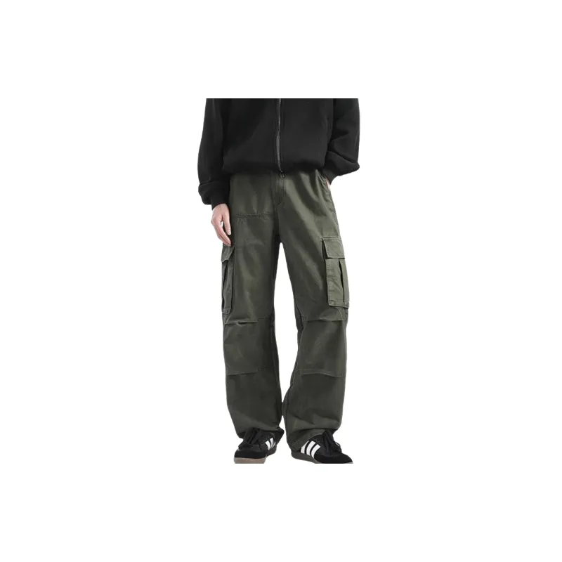 Street Loose Polyester Cargo Pants Unisex-1