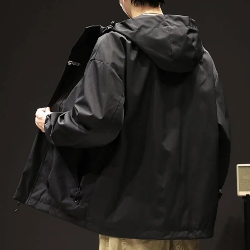 Loose Waterproof Outdoor Jacket-6