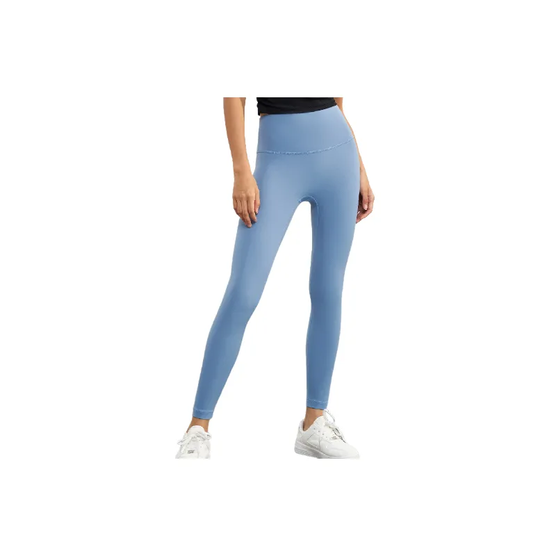 Simple Sporty Nylon Workout Pants Women-1