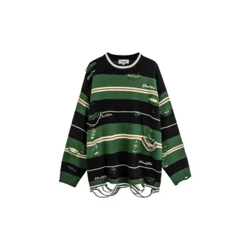 Hip Hop Fashion Hiphop Street Ripped Love Sweater