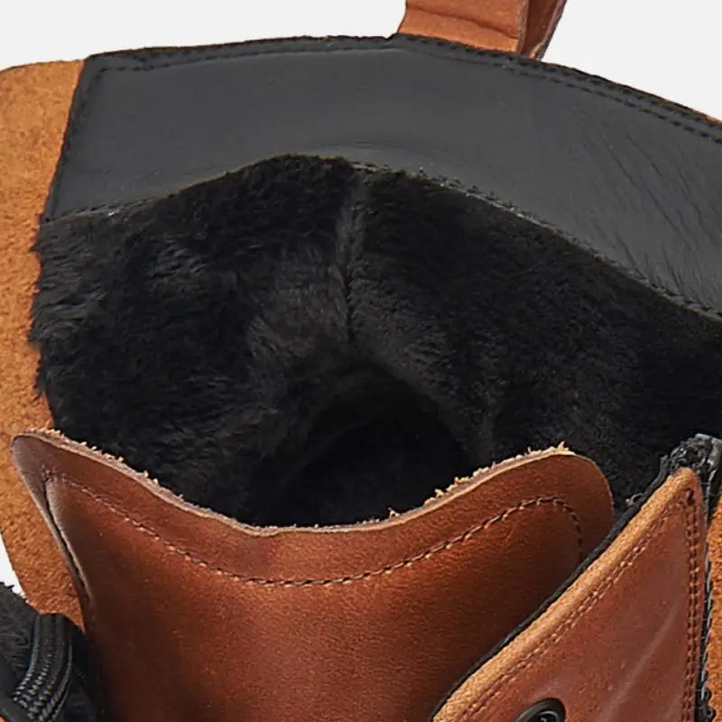 Simple Zipper Martin Boot-6