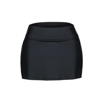 Simple Basics Polyester Casual Skirt Women