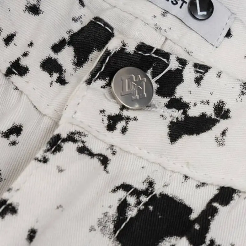 Retro Loose Denim Casual Pants-2