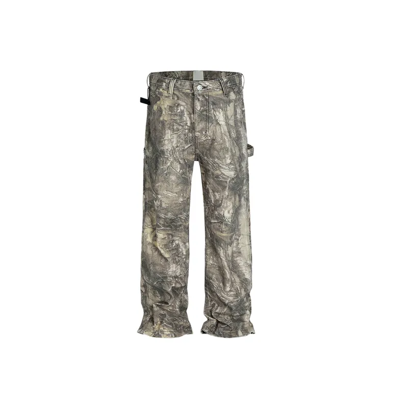 Camo Distress Jeans