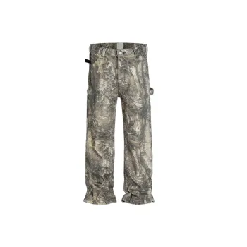 Camo Distress Jeans