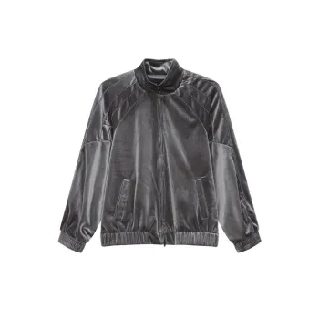 Velvet Dagging Loose Casual Suit