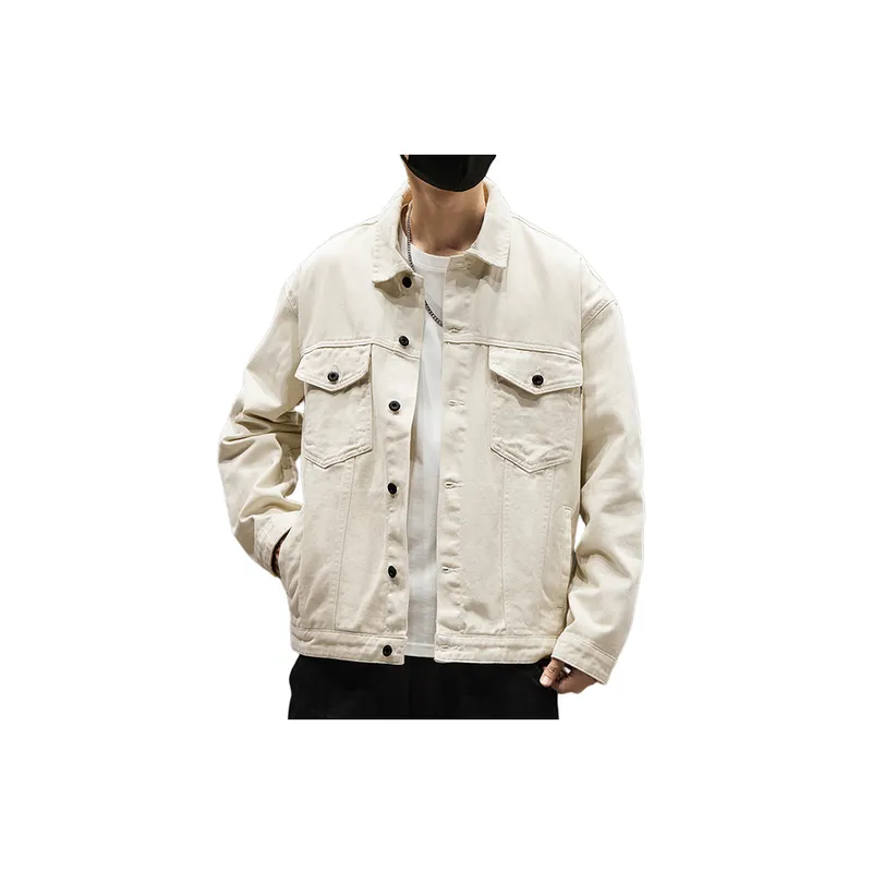 Retro Fashionable Loose Denim Jacket-0