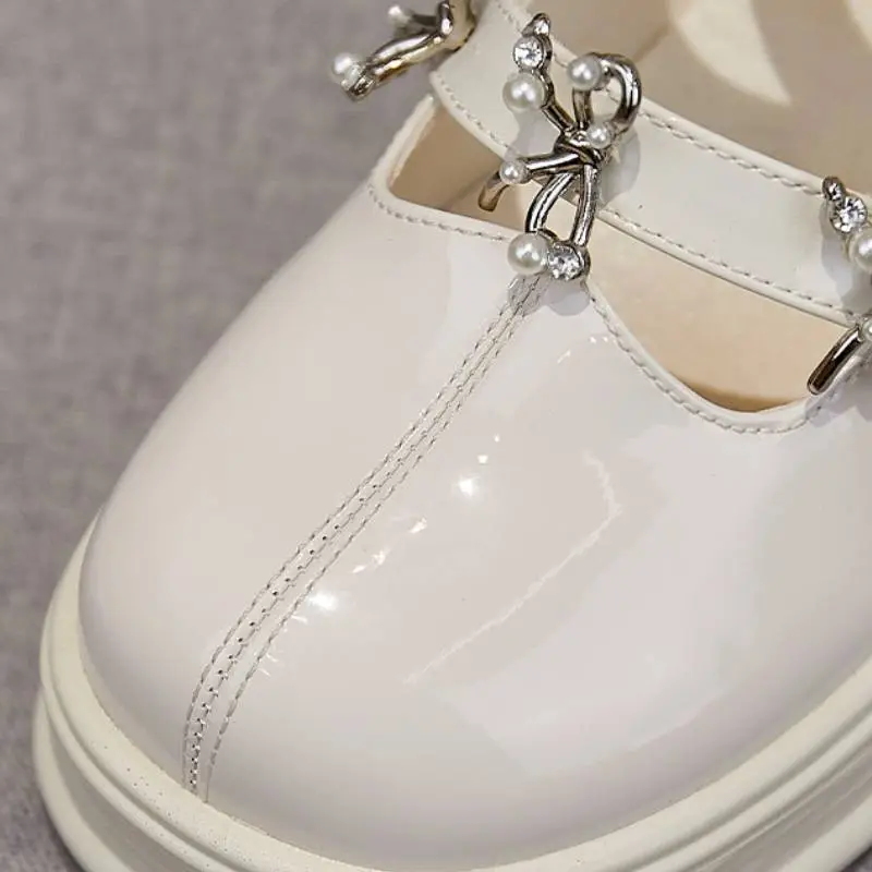 Funky Metal Mary Jane Shoes-3