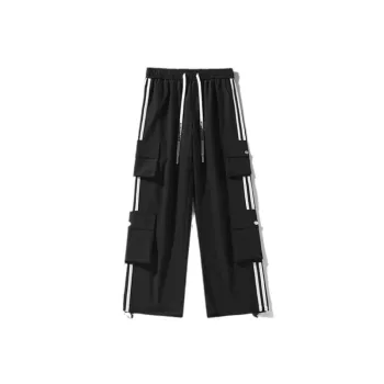 Striped Large Pocket Crock Pants