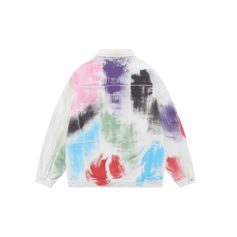 Painted Spray Denim Jacket-1