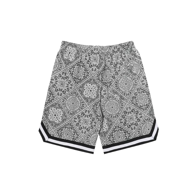 Fashionable Loose Cotton Blended Fabric Baggy Casual Shorts-1