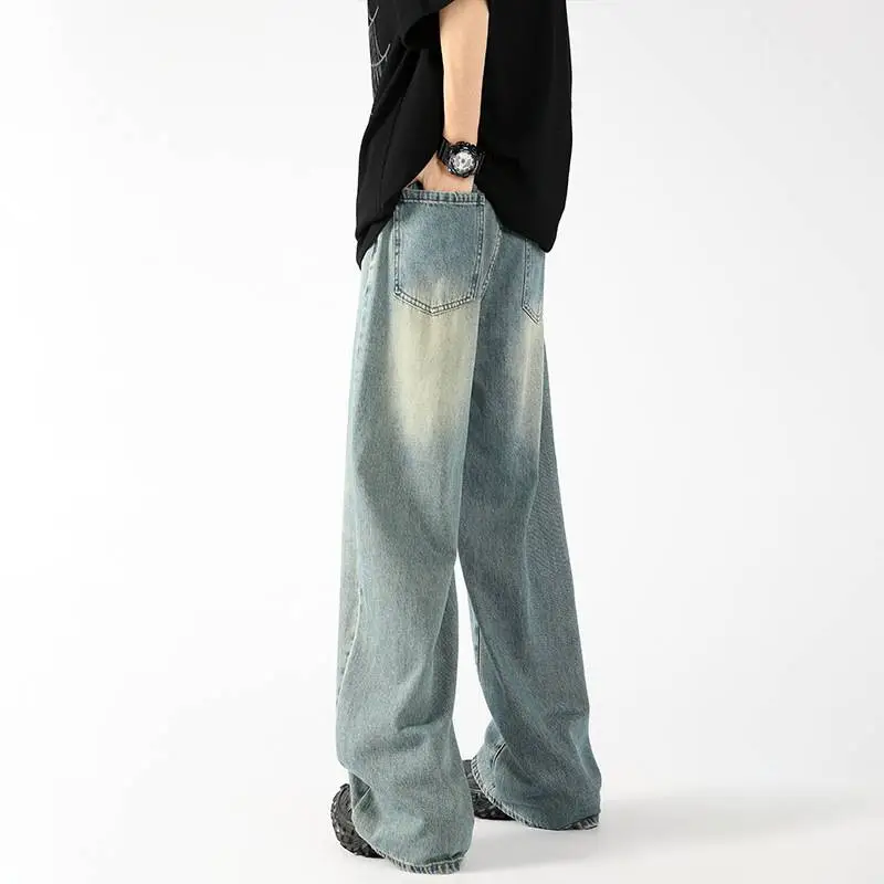 Retro Denim Loose Jeans-2