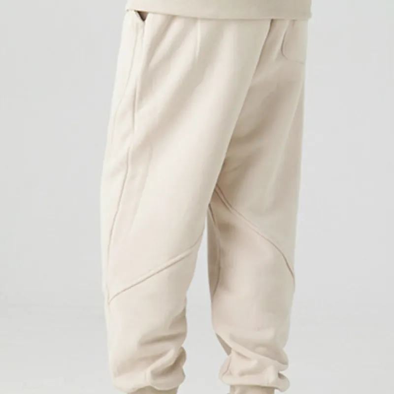 Fashionable Loose Knit Sweatpants-3
