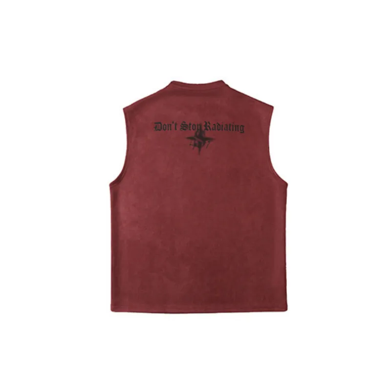 Sporty Casual Polyester Vest-3