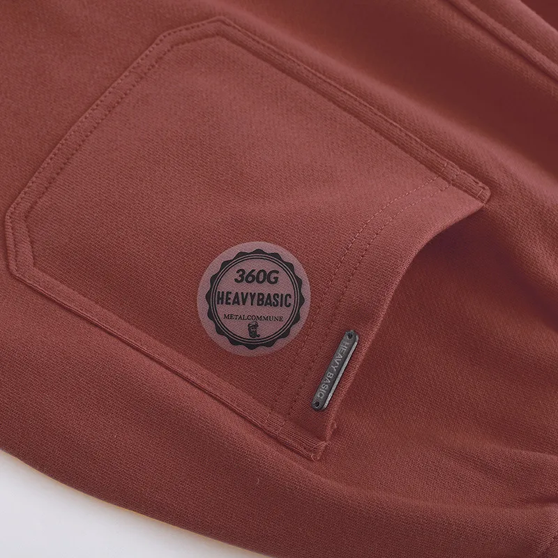 Simple Plain Cotton Casual Pants-3