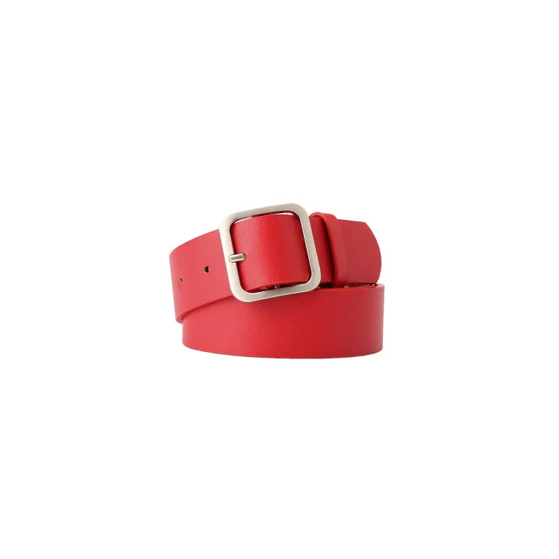 Simple Retro Leather Belt-0