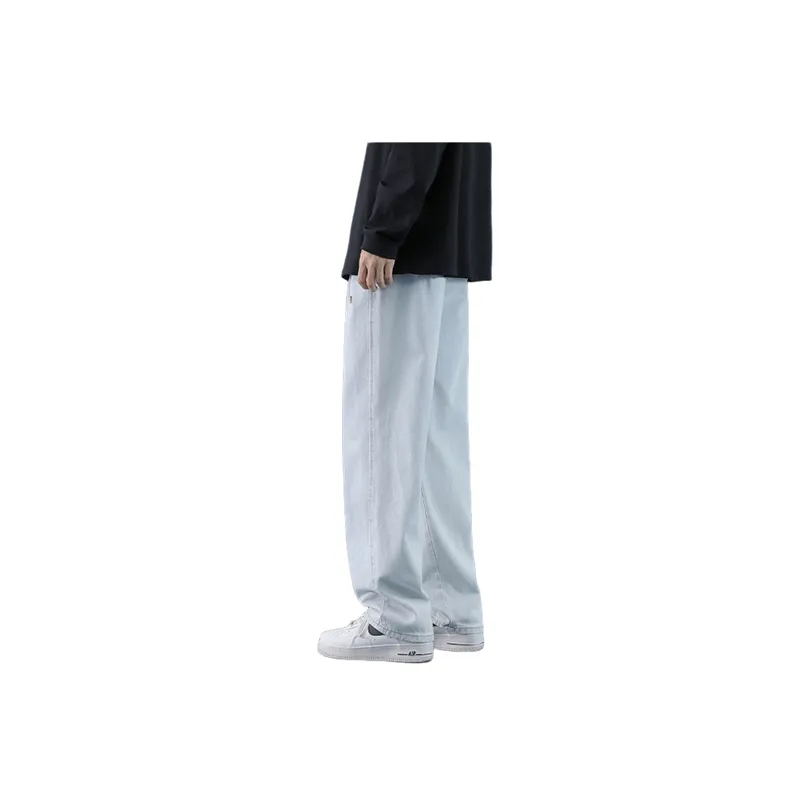 Fashion Loose Cotton Blended Fabric Cargo Pants-9
