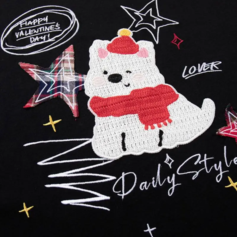Retro Cute 100% Cotton T Shirt-4