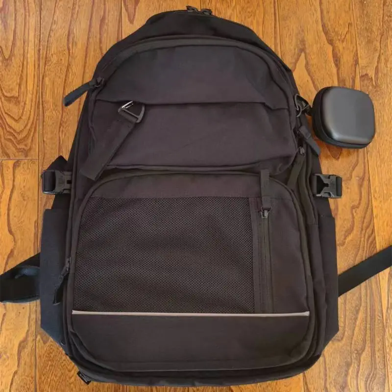 Casual Plain Backpack-1