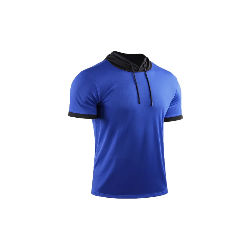 Sporty Short Sleeve Polyester T Shirt-4