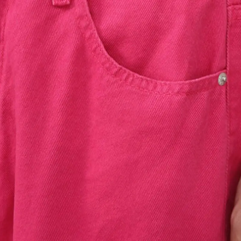 Fashionable Loose Cotton Cargo Pants-4