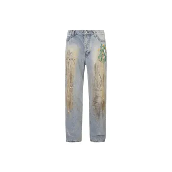 Retro Loose Straight Leg Cleanfit Jeans